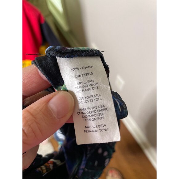 Show Me Your Mumu Peta Boo Beautyfly Tunic Size Small Butterflies Boho Cutout - Picture 7 of 8